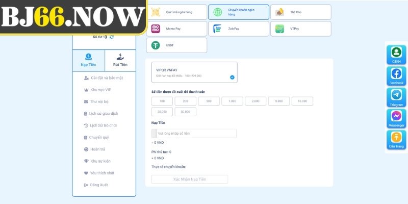 Nạp Tiền AE6789 - Hướng Dẫn Các Phương Thức Giao Dịch 1 Nạp qua chuyển khoản ngân hàng